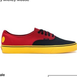 Vans Men’s Mickey Mouse Sz 10